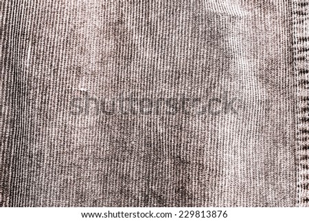 texture of fabric material - corduroy from menÃ?Â?Ã?Â´s pants