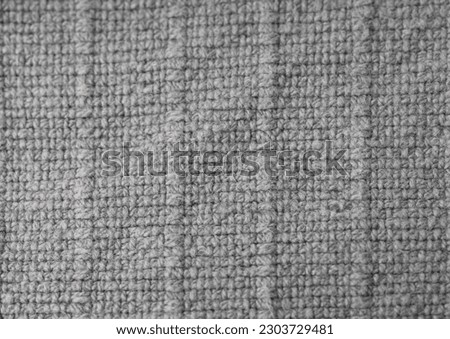 Grey Linen Fabric Texture Background, Macro Eco Bio Fabric Pattern, Natural Wear Closeup, Recycled Material, Textured Gray Linen Fiber Close Up