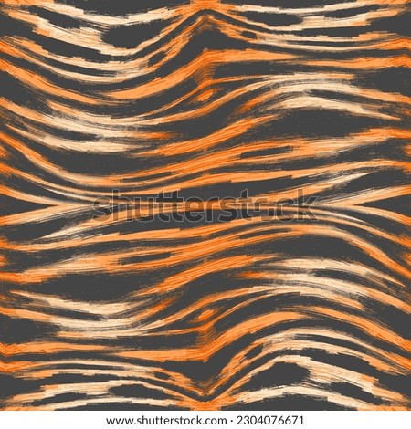 The seamless pattern and texture inspiration from tiger skin