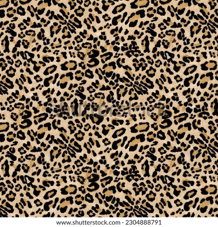 Beautiful colorful seamless leopard pattern