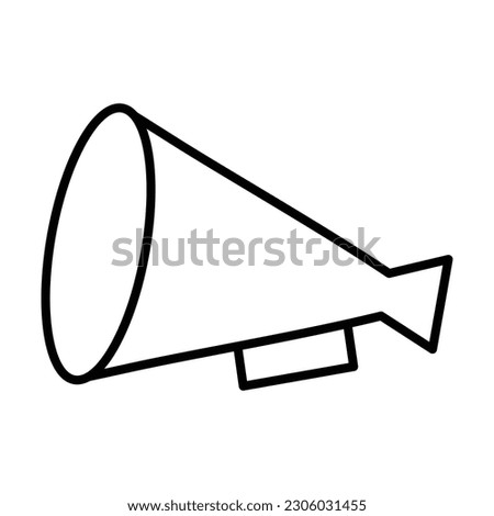 loudspeaker icon, megaphone vector, loud illustration