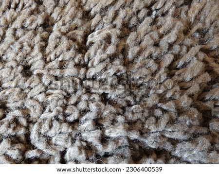 unusual soft fluffy texture of threads