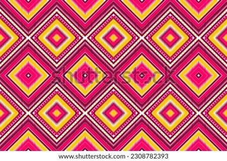 Seamless ethnic striped pattern, border set vector geometric design zigzag weaving folk art diagonal repeating design for textile print rugs