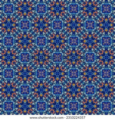 multicoloured seamless sas style pattern shapes