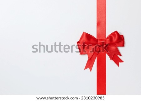 Concept of different ribbons, ribbons for gift and presents