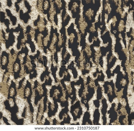 leopard skin pattern brown design print textile fabric