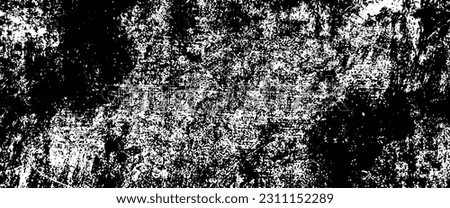 Black and white grunge background with scratches and cracks. Texture, wall, concrete texture background with space