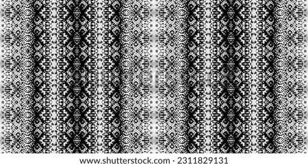 Black Color Scribble Pattern. Gray Colour Ikat Doodle Texture. Simple Tribal Wavy Brush. Doodle Design Ikat Pattern. Seamless Ink Scribble Carpet. Native Ink Scribble Batik. Seamless Geo Batik.