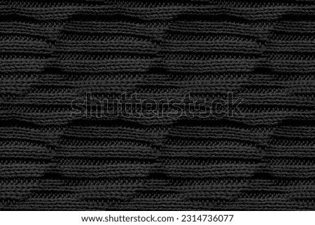 Knit Weave. Gray Seamless Pattern. Silver Knitted Fabric. Knit Background Pattern. Metal Seamless Pullover. Soft Scandinavian. Monochrome Print.
