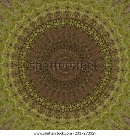 kaleidoscope abstract pattern background, unique and diverse circle pattern.