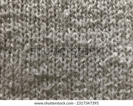 Knitting texture gray  white and black color soft .