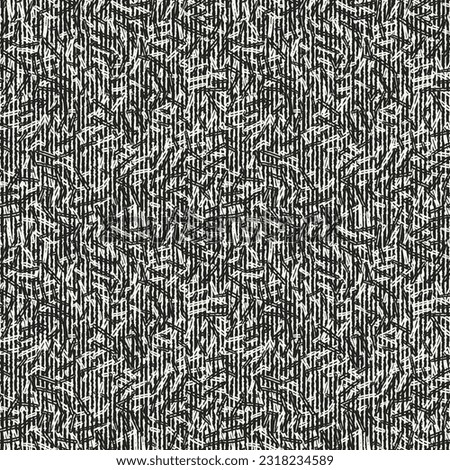 Charcoal Melange Textured Striped Pattern