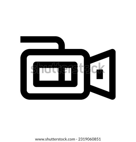 video camera icon for your website, mobile, presentation, and logo design.