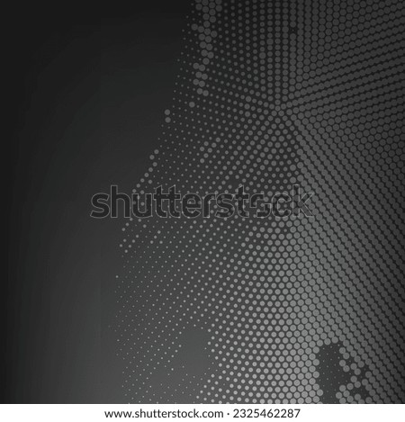 Abstract Waving Particle Technology Background Design. Abstract wave moving dots flow particles, hi-tech and big data background design for brochures, flyers, magazine, business card, banner. Vector
