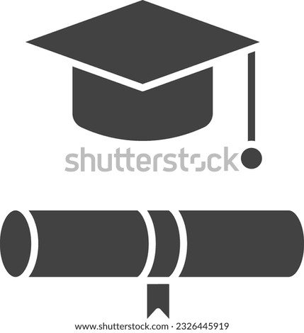 Degree Icon image. Suitable for mobile application.