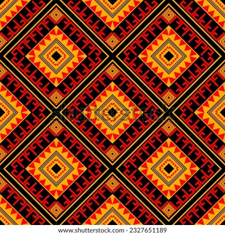 Tribal ethnic vector pattern.Designs for fabric and printing. Geometric ethnic pattern embroidery design for background or wallpaper and clothing.