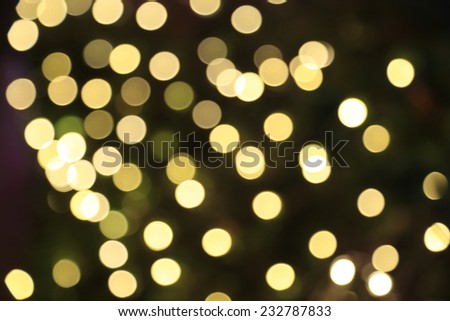 lights blurred bokeh background