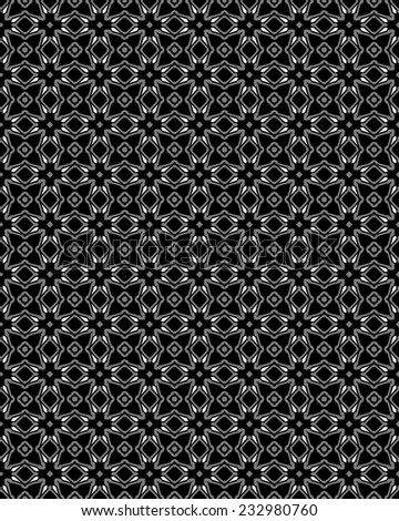 black and White  geometric pattern