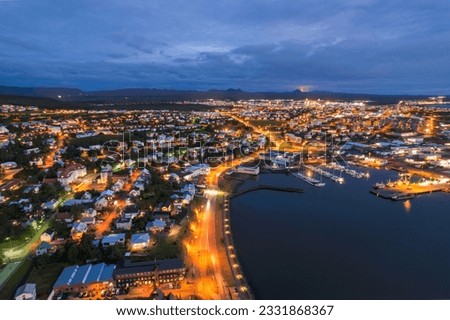 Evening in Reykjavik, Iceland 2021