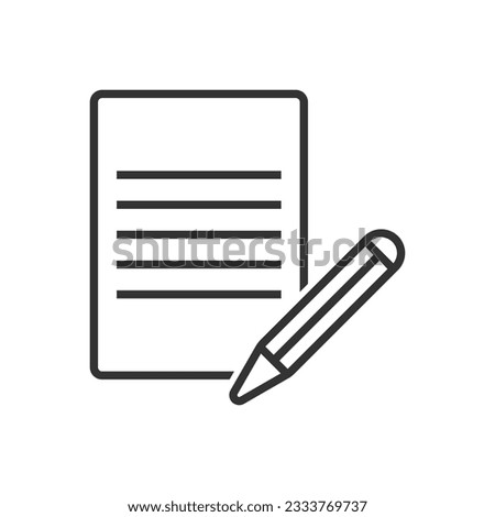 File Document And Pencil Write Icon