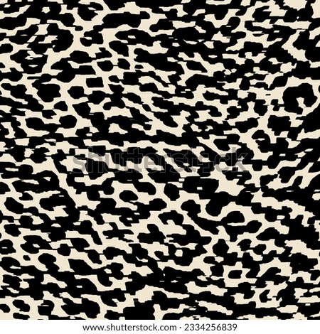 The beautiful of art leopard  Pattern