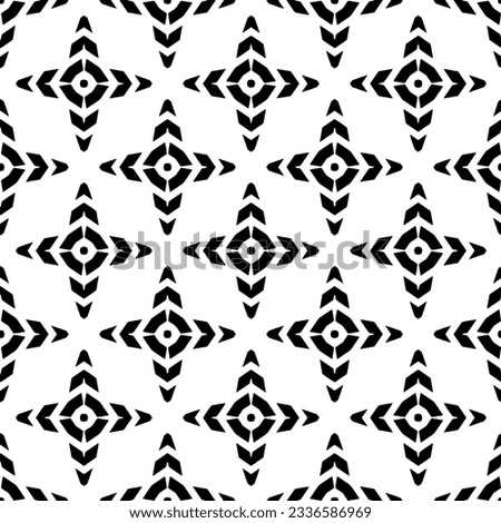 Simple monochrome texture. Abstract background. seamless repeating pattern.Black and white color. Raster copy of vector file.