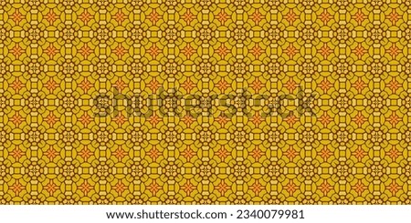 Seamless pattern with abstract ornament