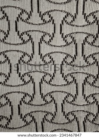 Tablecloth pattern, woven with yarn