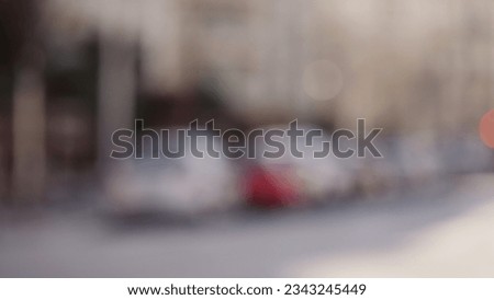 Blurred background of city streets of Nice for backdrop