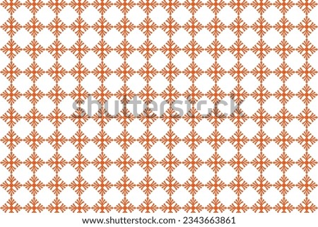 Fabric pattern, square grid pattern, white background.