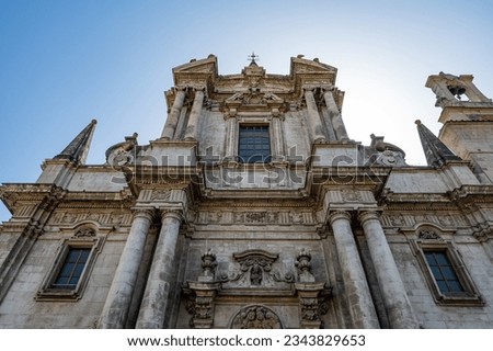 Church and hospital were founded in 1320 by the lay brotherhood of the Compenitenti. The construction was superimposed on some sacred pre-existences, such as an oratory dedicated to the Virgin Mary