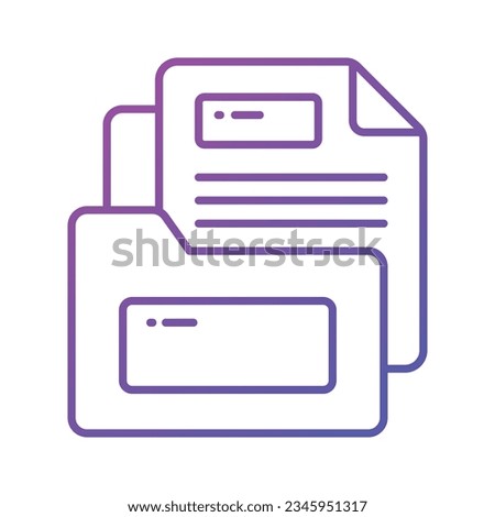 Grab this carefully designed business document concept vector, ready to use