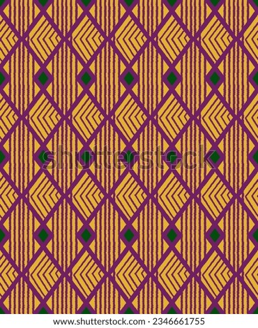 Digital textile design Beautiful ethnic style colorful seamless floral hand made pattern ready for print