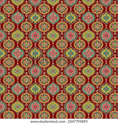 Beautiful damask pattern , kurta pattern , vintage patterns for wallpaper and textile purpose