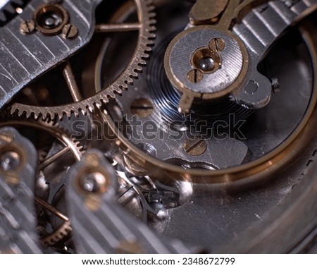Antique Watch Gears close up
