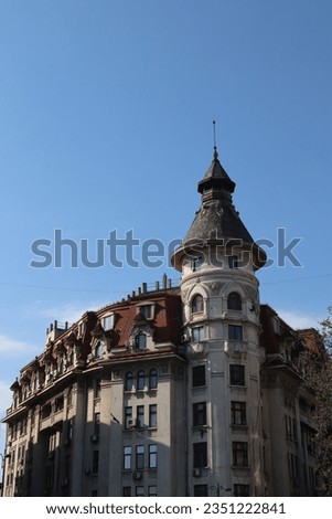 beautiful architecture on the streets of Romania