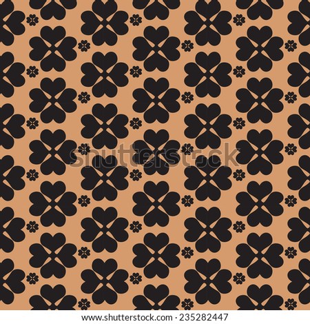 Heart Flower vector seamless patterns ,can be used for wallpaper, pattern fills