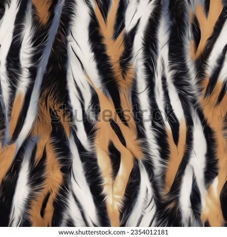 tiger stripes new wave animal skin design