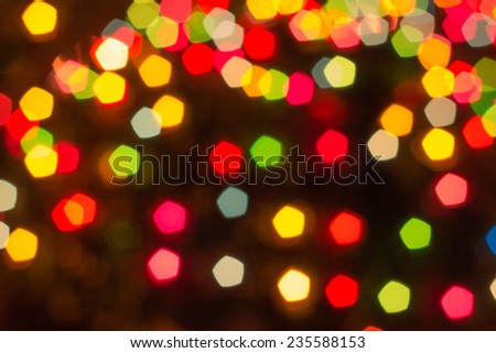 Bokeh colorful lights 