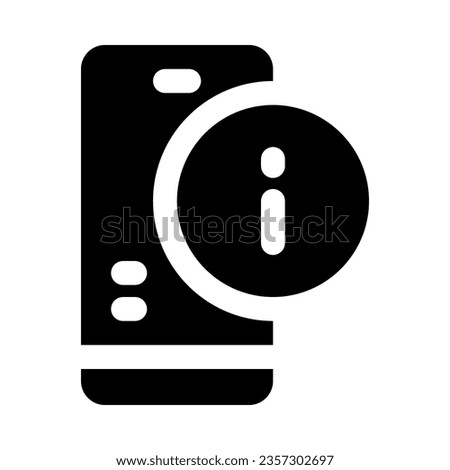 smartphone icon for your website, mobile, presentation, and logo design.