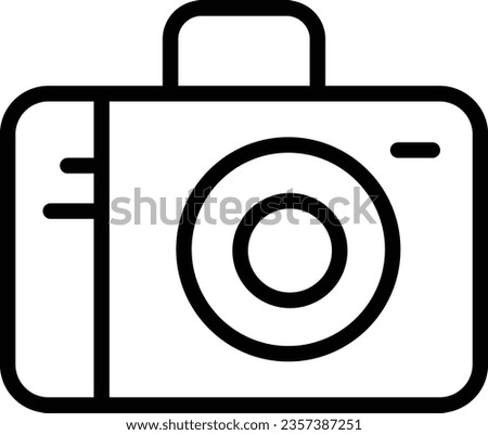 Camera Hobby Photo Outline Icon