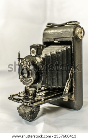 Old vintage Black photo camera