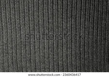 Closeup view of a knitted outdoor sweater for background