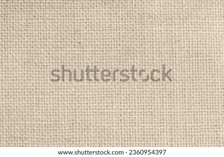 Brown sackcloth woven texture background in natural pattern.