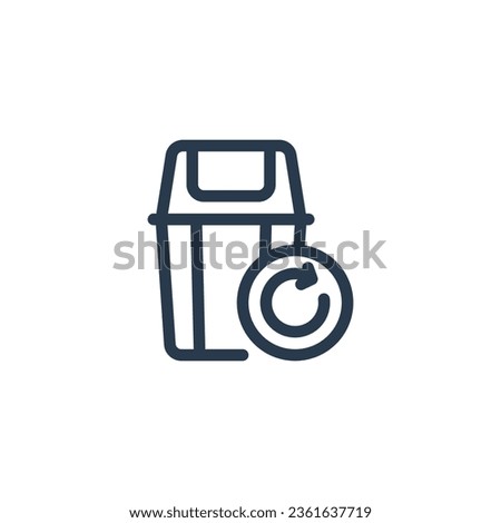 Effective Recycling vector icon illustration