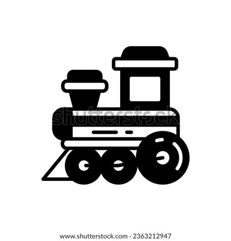 Train Toy icon in vector. Illustration