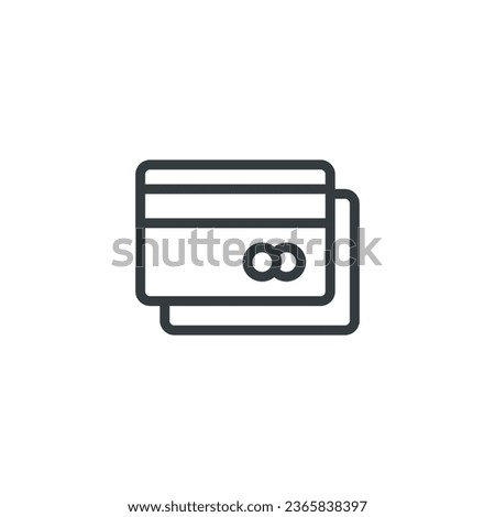 Credit Card icon, Credit Card vector illustration