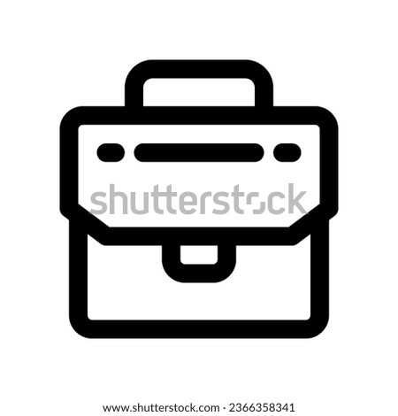 briefcase line icon. vector icon for your website, mobile, presentation, and logo design.