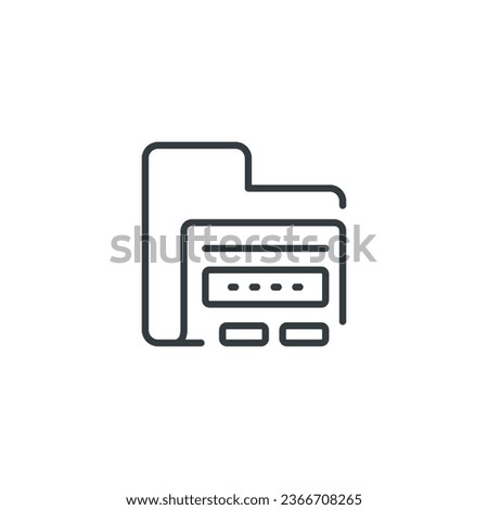 Data Security icon, vector illustration