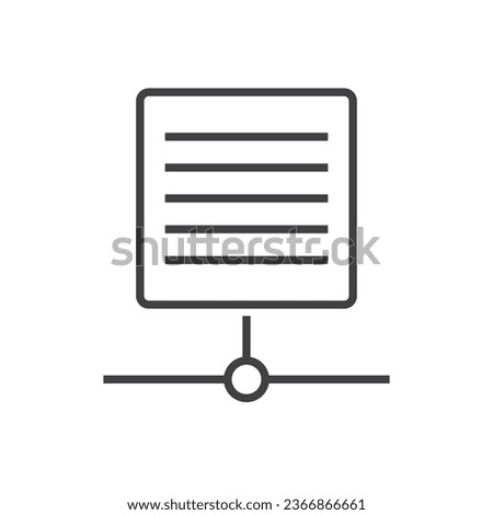 document Share online icon sign symbol